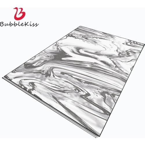 Bubble Kiss Modern Living Room Carpet Nordic Abstract Style Gray White Sea Water Pattern Carpets Anti-Slip Bedroom Area Rugs