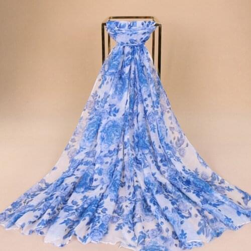 Lightweight popular ladies printe floral viscose cotton shawls muslim hijab wrap long autumn scarves/scarf 180*80cm 10pcs/lot