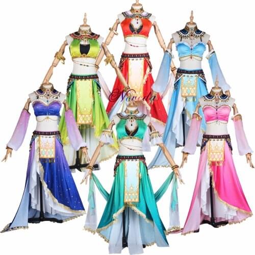 Love Live Sunshine Aqours Diva Dia Kurosawa Yoshiko Tsushima You Watanabe Mari Ohara Uniform Maid Dress Anime Cosplay Costume