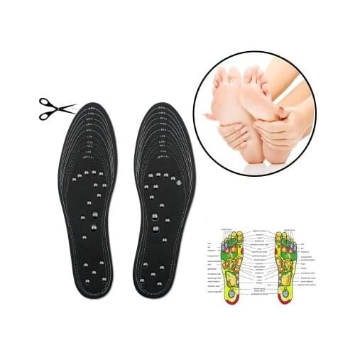Foot Massage Magnetic Massage Insole Feet Massage Physiotherapy Therapy Acupressure Magnetic Massage Insole Slimming Insoles