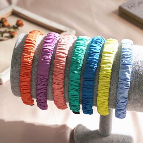 Fashionable summer new thin tie dye two in one ribbon large intestine circle womens curling circle headdress