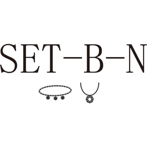 925 sterling silver ladies high-end classic round bead double heart bracelet necklace set with original logo