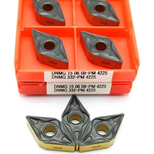 Turning blade DNMG150608 PM 4225 carbide blade original high quality external turning tool CNC lathe blade dnmg 150608
