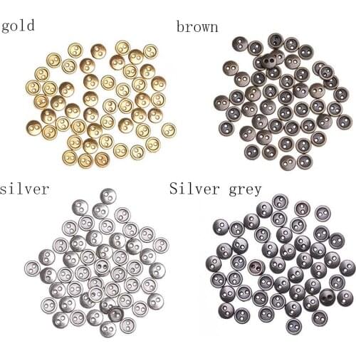 2-Holes Mini Doll Button DIY Handmade Sewing Button Flatback Button Scrapbooking Accessorie botoes para costura