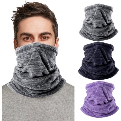 Outdoor Cycling Scarf Winter Windproof Thickened Warm Neck Gaiters Cover Bike Riding Fishing Headscarf Bandanas for Women Men
