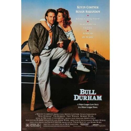 BULL DURHAM Movie Art Film Print Silk Poster Home Wall Decor 24x36inch