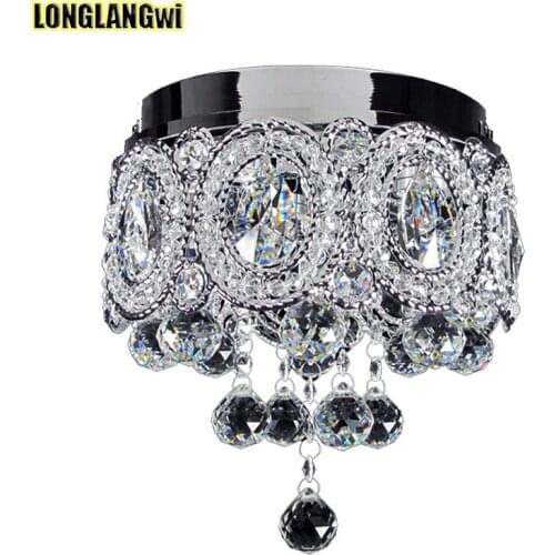 New Modern LED Crystal Chandeliers Lights aisle entrance hallway light creative personality of high-grade Lighting