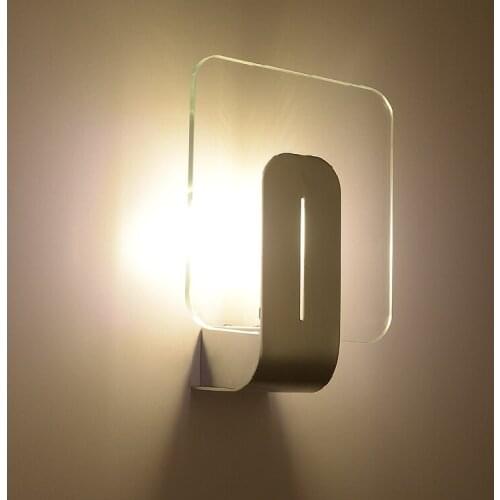 LED Acrylic Wall Lamp Wall Mounted Bedroom Lights Decorative Living Room Stair Corridor Sconce wall lights