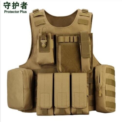 Tactical Vest Molle belt Protector Plus Z509 Camouflage Nylon Military CS Equipment Outdoor Hiking Vest