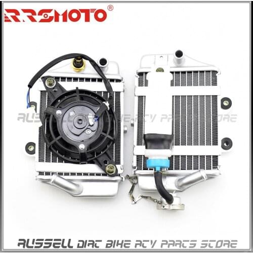 Water tank cooling engine radiator for Xmotos Apollo Motorcycle SHINERAY Zongshen Loncin Lifan 150cc 200cc 250cc engine Quad ATV