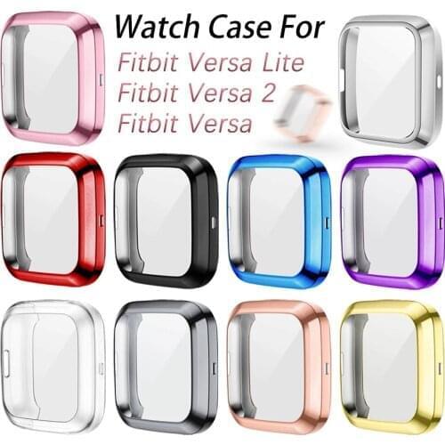 Protective Case Cover For Fitbit Charge 3/4 Smartwatch Transparent TPU Skin Case Shell Protector Dust-proof Anti-scratch