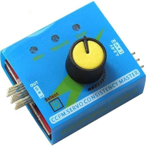 1pcs Multi Servo Tester 3CH ECS Consistency Speed Controler Power Channels CCPM Meter
