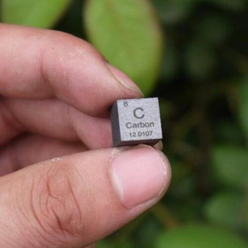 1PCS 10mm Dichte Wrfel high purity 99.9% carbon density cubic element collection