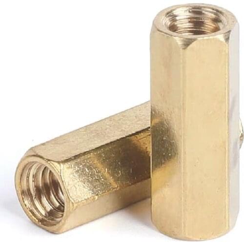 50Pcs M2 M2.5 M3 M4 Brass Studs Pillars Standoff Spacers Screw Isolation Spacing Screws HW039