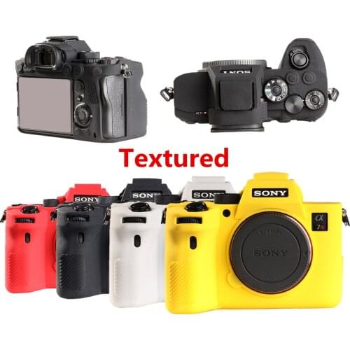 Rubber Silicon Case Body Cover Protector Skin for Sony A7C / A7S III / A7R IV / A7R 4 / Mark IV ILCE 7RM4 7C A7SM3 Camera Soft