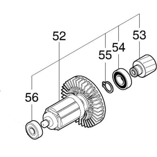 AC220-240V MAKITA 519447-2 Rotor Motor Armature for DUX60 Rotor