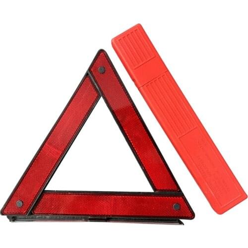 Car Triangle Warning Sign Cars Tripod Emergency Hazard Sign Reflective Stop Sign Board Auto Breakdown Warning Triangle