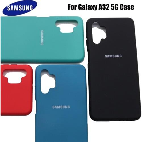 A32 Case For Samsung Galaxy Soft Silicone Cover Silky Touch Liquid Protective Fall Prevention 5G Mobile Phone Shell