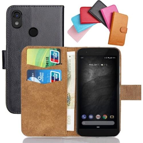 Caterpillar Cat S52 Case 5.65" 6 Colors Flip Soft Leather Cat S52 Caterpillar Exclusive Phone Cover Stand Cases Credit Card