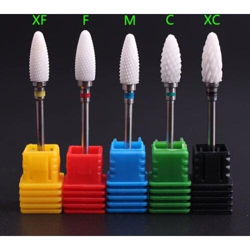 Cutter For Manicure Ceramic Nail Drill Bits Manicure Machine Accessories Rotary Electric Nail Files Manicure Nail Art Tool