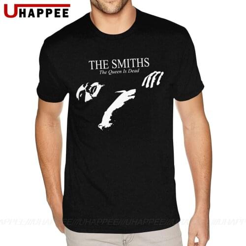 Oversize The Smiths The Queen Is Dead Tee Shirt Mens Handsome Summer Short Sleeves Funny Harajuku t shirt 90s Clothing