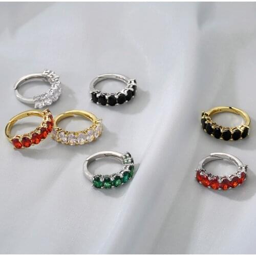 HECHENG,Colorful CZ Rings,Multi-Color Crystal Womens Ring ,Fashion Engagement Wedding Party Gift