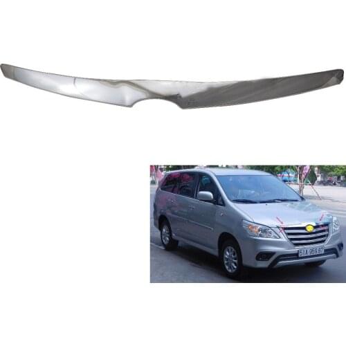Chrome Car decorations Bumper Grille Bottom Cover Protector Strip Trim Accessory Car Styling For INNOVA 2008 front trim covers