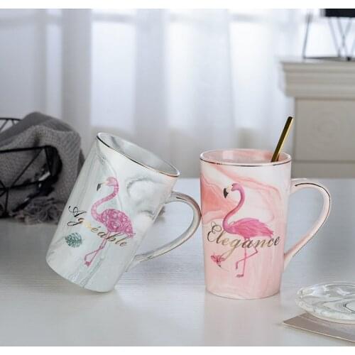 Ceramic Companion Gift Mug with Lid Spoon Lovers Water Cup Custom Ceramic Mug