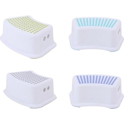 Plastic Non-Slip Chair Childrens Stackable Step Stool Assistant Assistant Kitchen Bathroom Toilet Chair