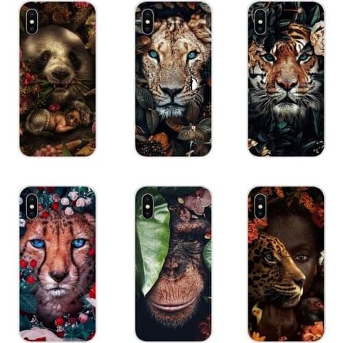 Transparent TPU Cases For Samsung Galaxy J1 J2 J3 J4 J5 J6 J7 J8 Plus 2018 Prime 2015 2016 2017 Flower tiger fox leaf animal cat