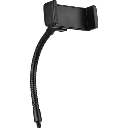 Foldable Phone Clamp Holder Stand with 1/4 Screw Mounting for LED Ring Light Smartphone for iPhone Android Smartphones