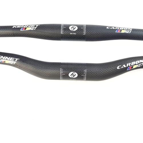 Brand New kennet Mountain bike matt 3K full carbon fibre bicycle handlebar carbon MTB handlebar Red+black color Free ship