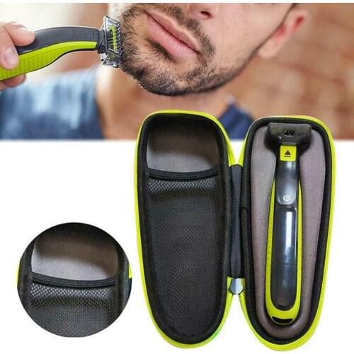 Razor Storage Bag Hard Box Suitable For Philips One Blade QP2530 / 2520 Travel Bag Storage Bag Box Lined With Zipper Bag