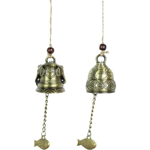 Vintage Fengshui Bell Toy Lucky Blessing for Home & Garden Hanging Windchime