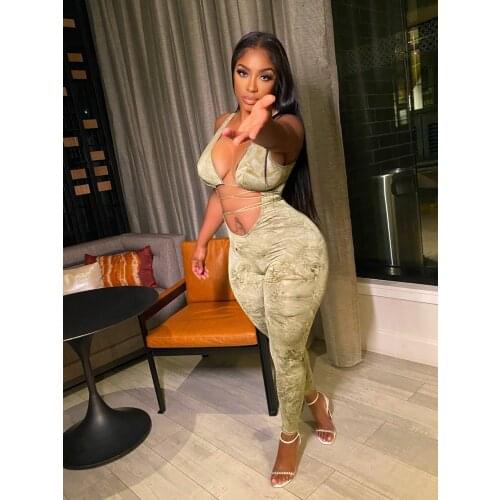 V Neck Sleeveless Sexy Bodysuit Women Off Shoulder Body Top Streetwear Bodysuits Pencil Pants Letter Para Catsuit Clothing