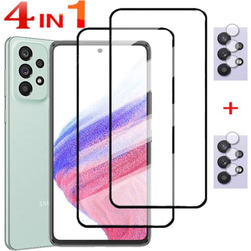 2~4Pcs Protective Glass for Samsung Galaxy A51 5G Screen Protector & Camera Film Samsung-A71/A51 A32 A52 A72 Tempered Glass A 51