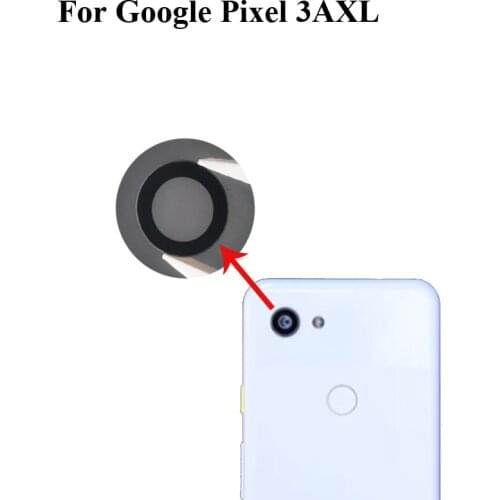 2PCS High quality For Google Pixel 3A XL 3 A XL Back Rear Camera Glass Lens Repairment Repair parts test good Pixel 3AXL