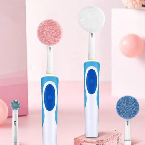 3pcs Suitable For Oral-B Electric Toothbrush Replacement Facial Cleansing Brush Head Electric Toothbrush Cleansing Heads