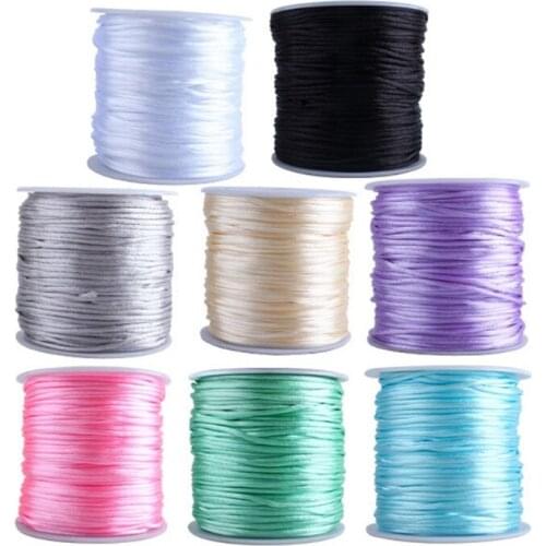 60m/Roll 1.5mm DIY Cord Baby Teething Pacifier Chain Clip Necklace Making Rope 24BE