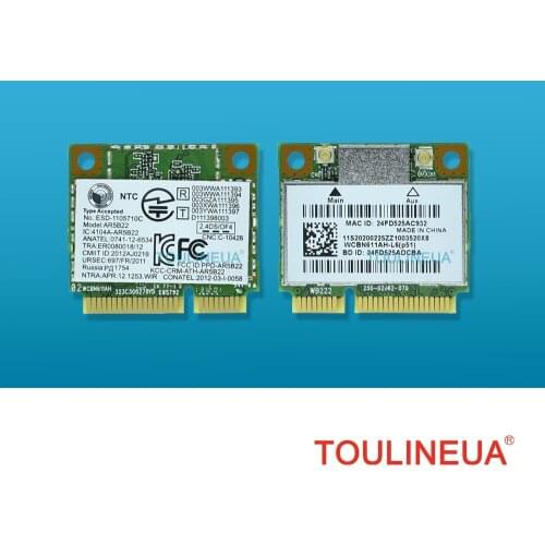 AR5B22 AR9462 WCBN611AH-L6 WB222 300Mbps Bluetooth 4.0 2.4&5G WiFi Wireless Network Card