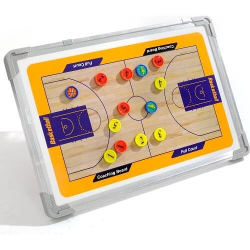 Aluminum alloy Basketball tactical board Coaching board Magnetic Basketball Coach Showboard