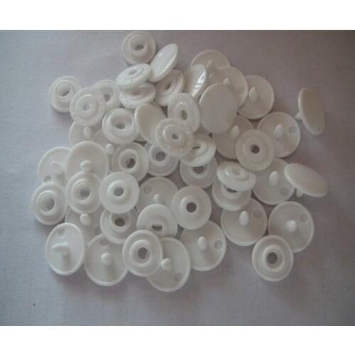 Free shipping 20 sets T3(10.7mm) KAM B3 snap button for sewing baby color plastic fastener snap button white color