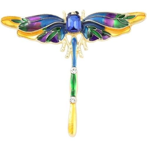 Color Dragonfly Enamel Pins Cute Lapel Badges For Clothes Jewelry Collar Brooches Gifts Accessories For Kids Friends Bags