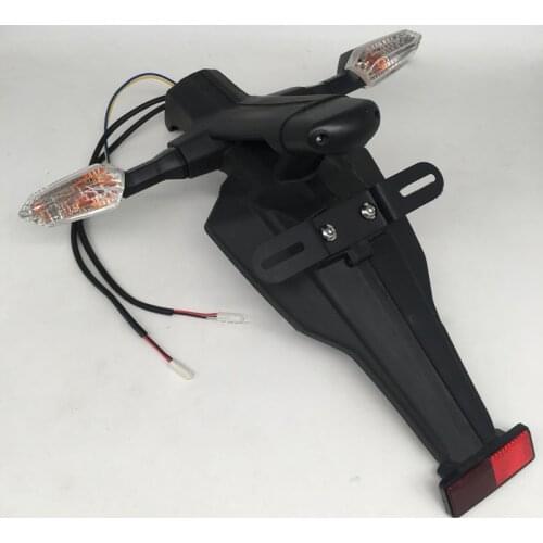 Fit For Kawasaki Z1000 Z1000SX 2010-2012 Hugger Rear Fender Mudguard License Light Turn Singnal