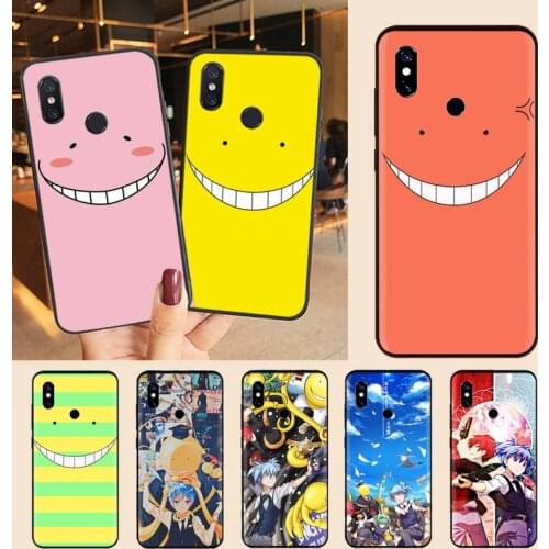 Assassination Classroom japanese Anime Phone Case For Xiaomi Redmi note 7 8 9 t max3 s 10 pro lite Luxury brand funda coque