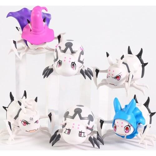 So Im a Spider So What Kawaii Anime Cartoon Figures Model Toys Dolls 6pcs/set