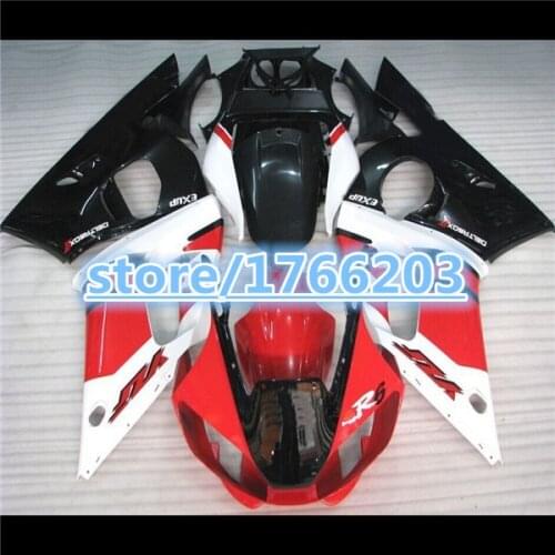 ABS Fairing Set for YZF-R6 1998 2002 98-02 1998-2002 98 02 R6 99 00 01 red white black YZF 98 02 YZF 98 02R6 1998-2002BBF