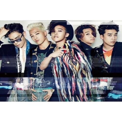 Nice Custom Big Bang Poster Home Decor Cloth Fabric Posters Best Gift Canvas Posters 20X30cm,27X40cm,30X45cm