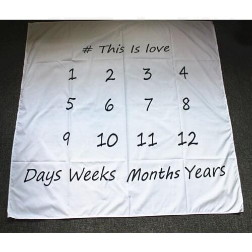 LIFE MAGIC BOX Soft Fabric Baby Photos Backdrops Newborn Photography Infant Milestones Backgrounds Blankets