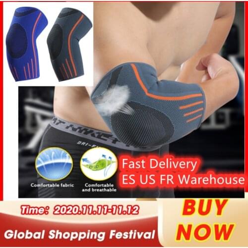 Cycling Knee Pads Breathable Elbow Support Brace Tennis Outdoor Sports Safety Strain Belt Gym Arthritis Knee Ankle Pain Brace